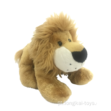 Brinquedo Leão de pelúcia agachado